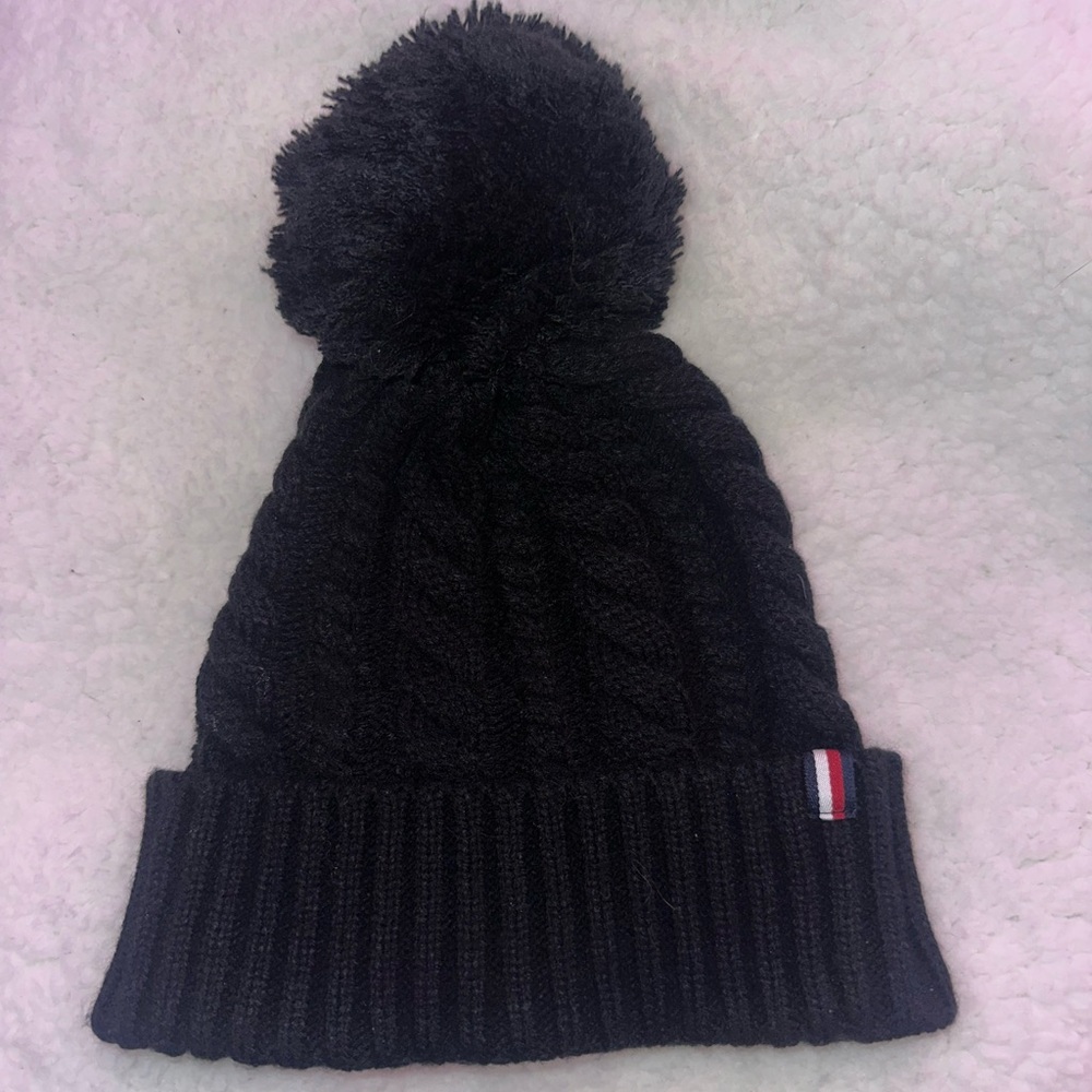 Tommy Hilfiger Black Knit Beanie